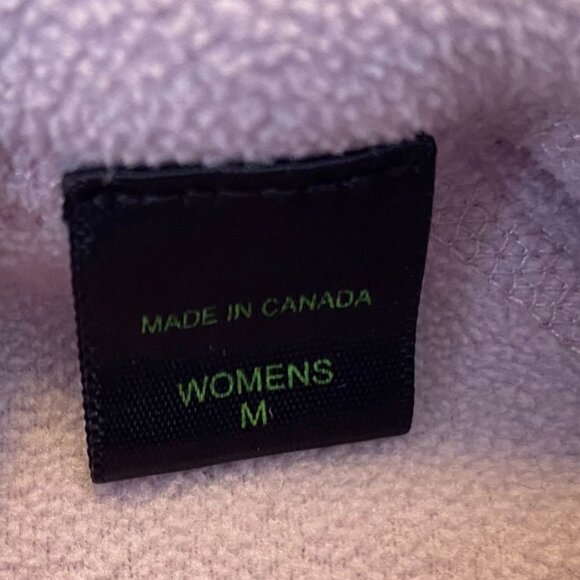 Eastern Mountain Sports Womens Vest Medium Purple Full Zip Fleece Mock Neck - Picture 6 of 11